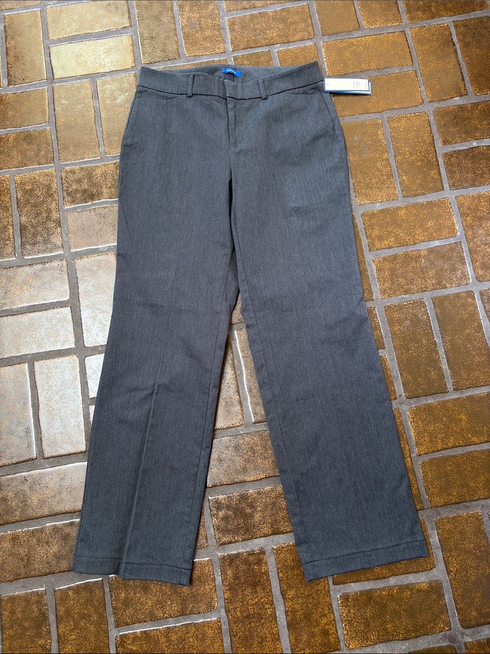 NWT Dockers Gray Mid-Rise Ideal Fit Metro Pant